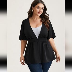 BloomChic Black Blouse